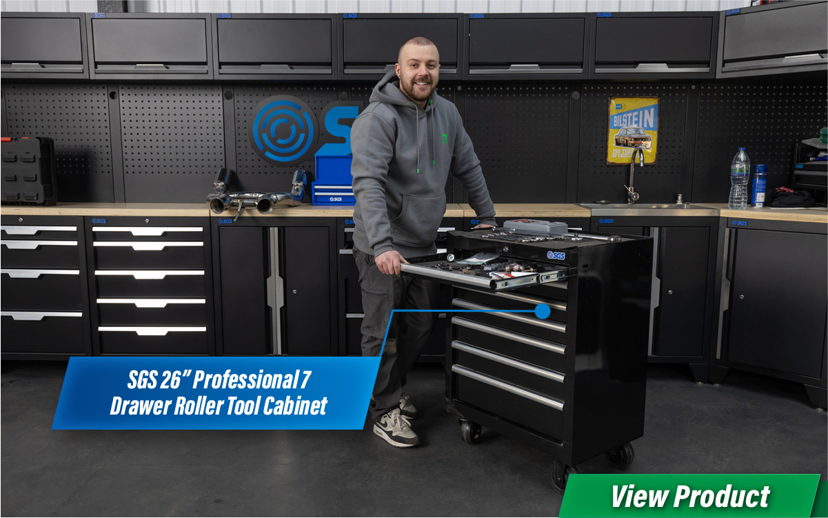 SGS 26in 7 Drawer Roller Tool Cabinet