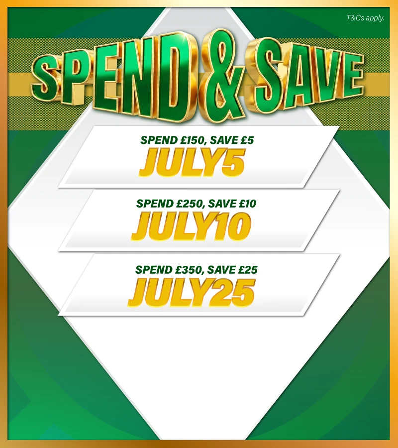 Spend more. Save more. SGS