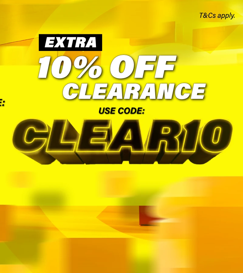 Extra 10% Off Clearance. SGS