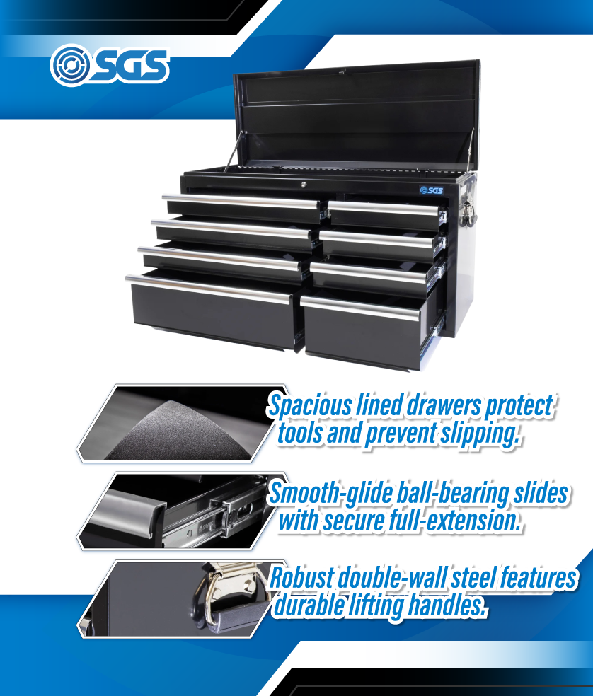 SGS 42inch 8 Drawer Tool Box Chest