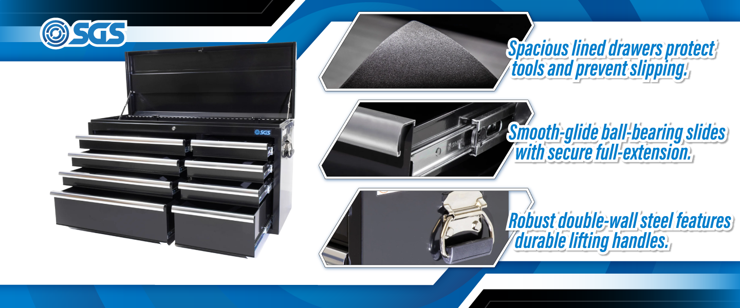 SGS 42inch 8 Drawer Tool Box Chest