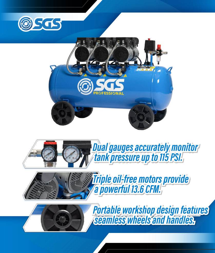 SGS 3 Tonne Low Profile Trolley Jack | 2x 3 Tonne Axle Stands