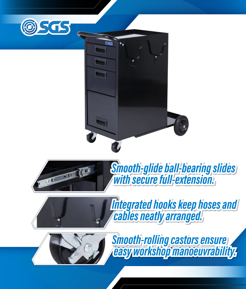 SGS Heavy Duty Welding Trolley With Drawers