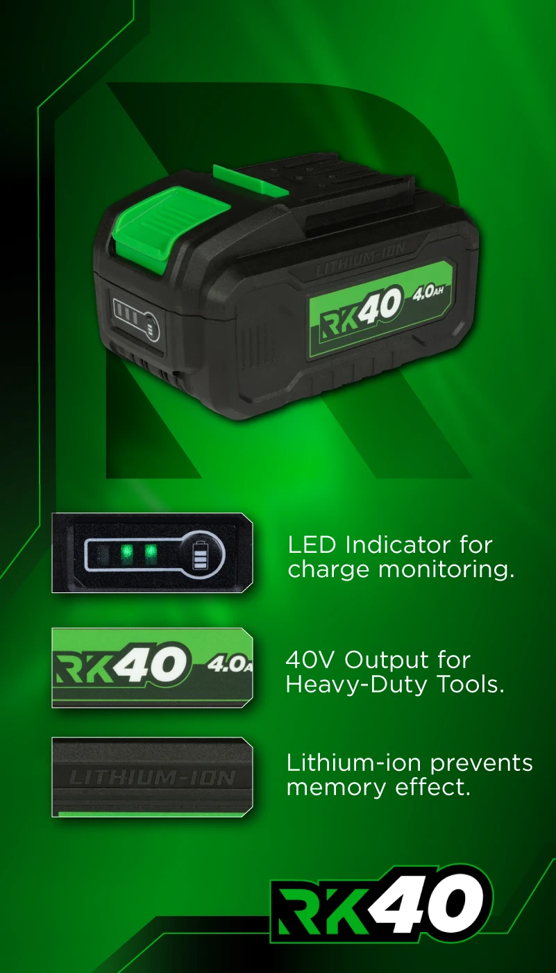 Rikä RK40 40V 4.0Ah Battery