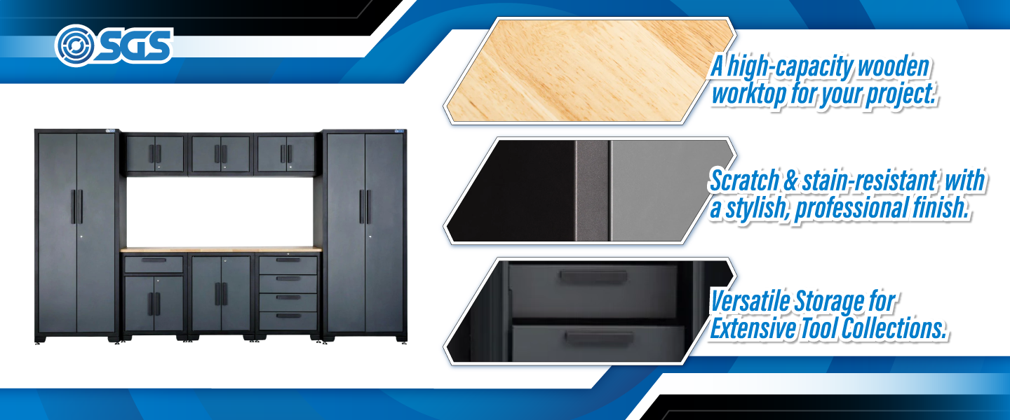 SGS 9pc Garage Storage System