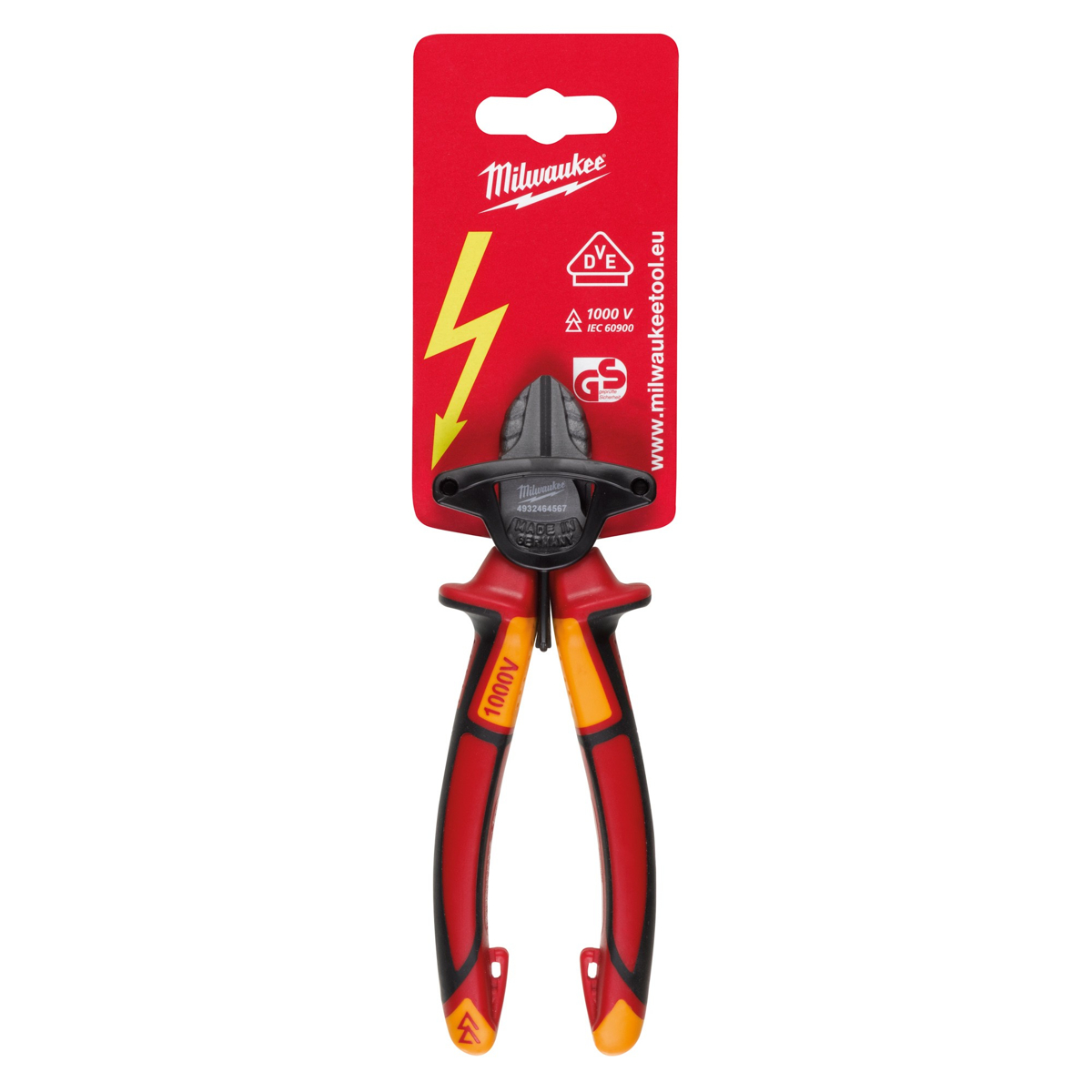 Milwaukee 4932464567 160mm VDE Diagonal Cutter