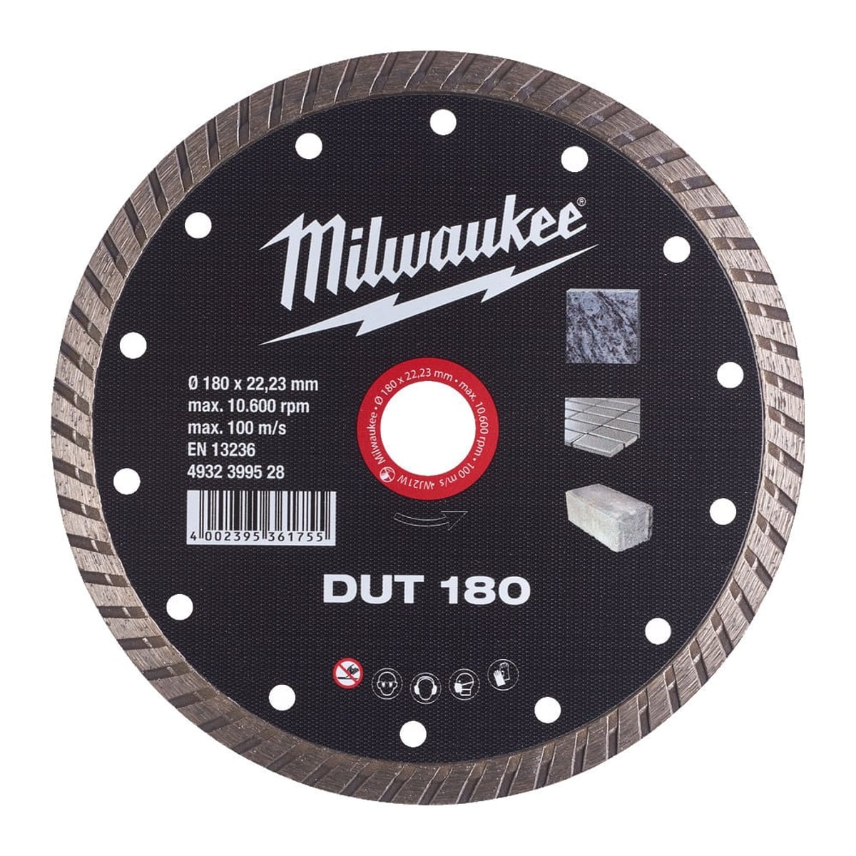 Milwaukee 4932399528 Diamond Blade DUT 180mm - 1pc