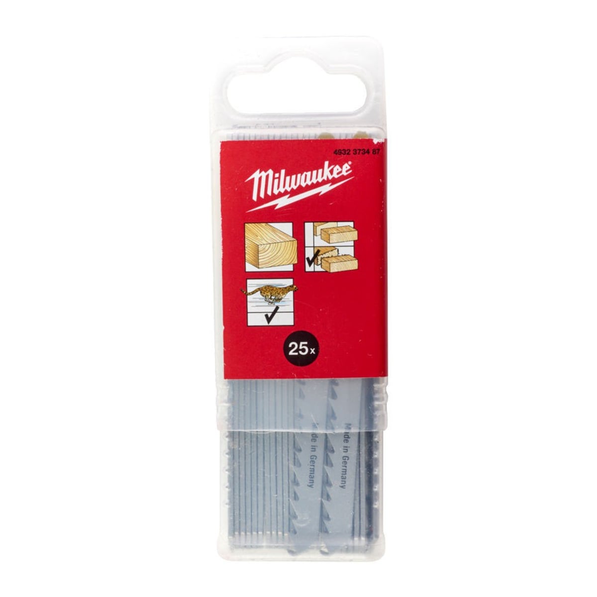 Milwaukee 4932373487 Bi 75 x 4 mm T 144 D Fast Cut Blade - 25pk - SGS
