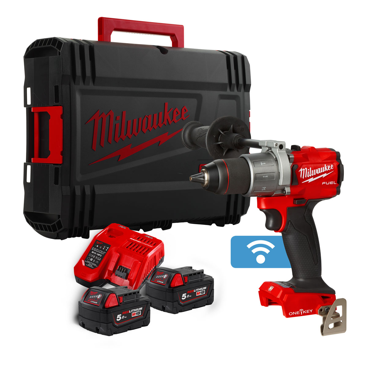 Milwaukee M18™ FUEL™ ONE-KEY™ Percussion Drill Gen 4 Kit
