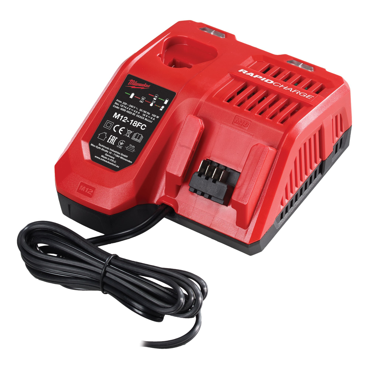 Milwaukee M18NRG-501 18V 5.0Ah Battery & Rapid Fast Charger Bundle 