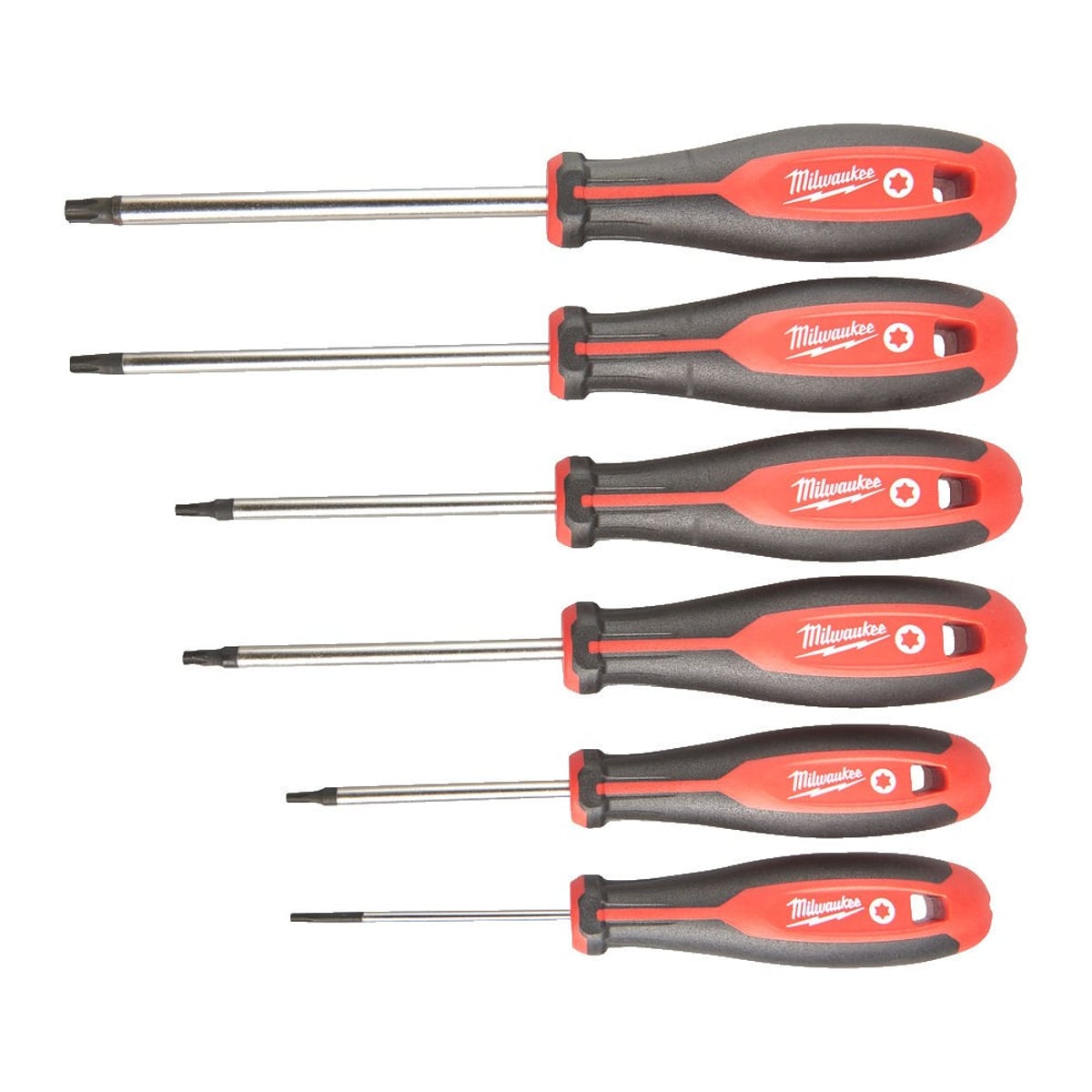 Milwaukee 6pc Tri-Lobe Screwdriver Torx Set
