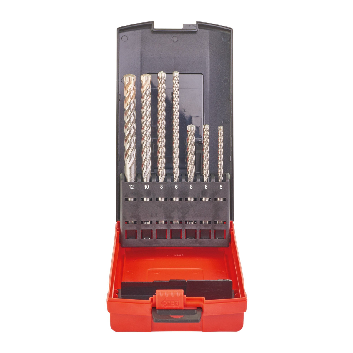 Milwaukee 4932451464 MX4 SDS+ Drill Bit Set - 7pk