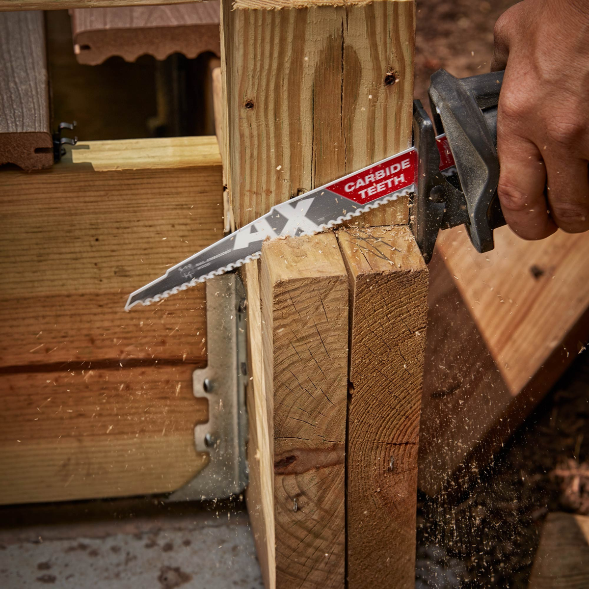 Milwaukee SAWZALL 12 In. 5 TPI Wood W/Nails Reciprocating Saw Blade (5...