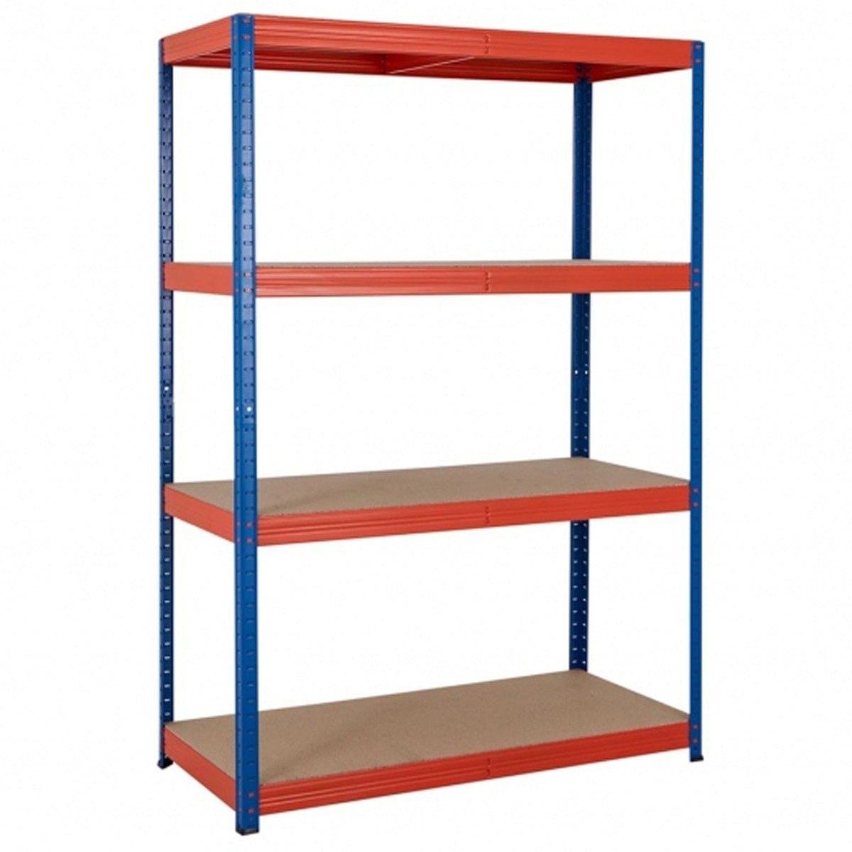 SGS 4 Tier Garage Shelving 15mm Chipboard Racking - 180x120x60cm