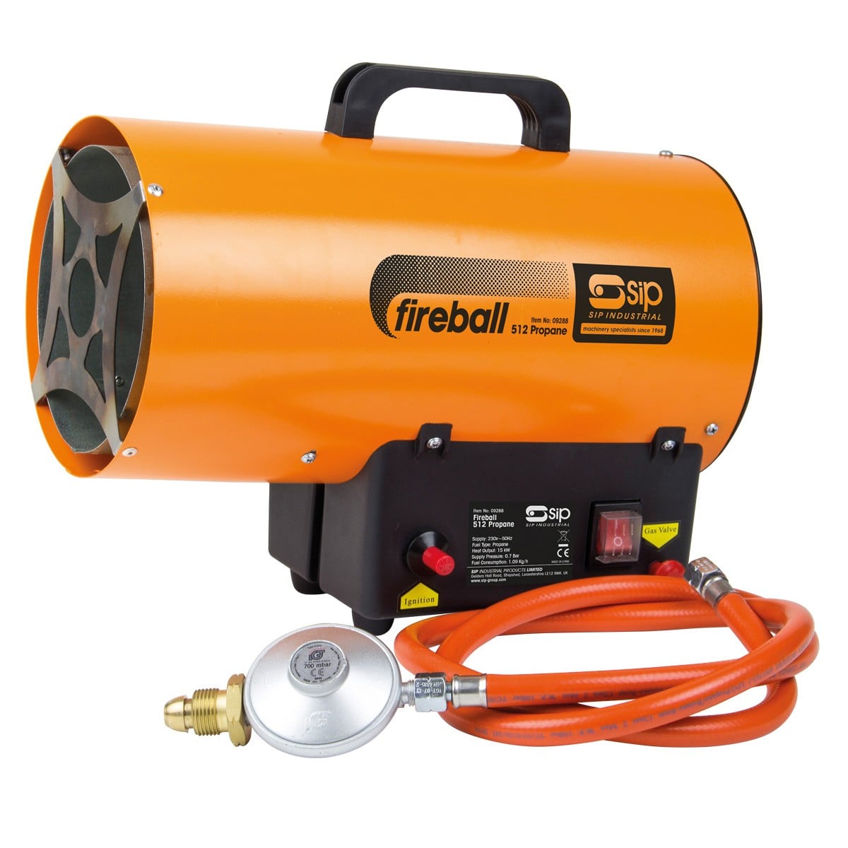 SIP FIREBALL 512 Propane Space Heater