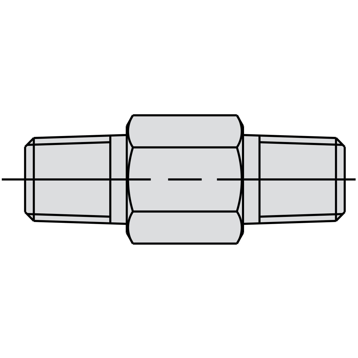 Power Team 9684 Connector Male 1/4 X 1/4 Nptf