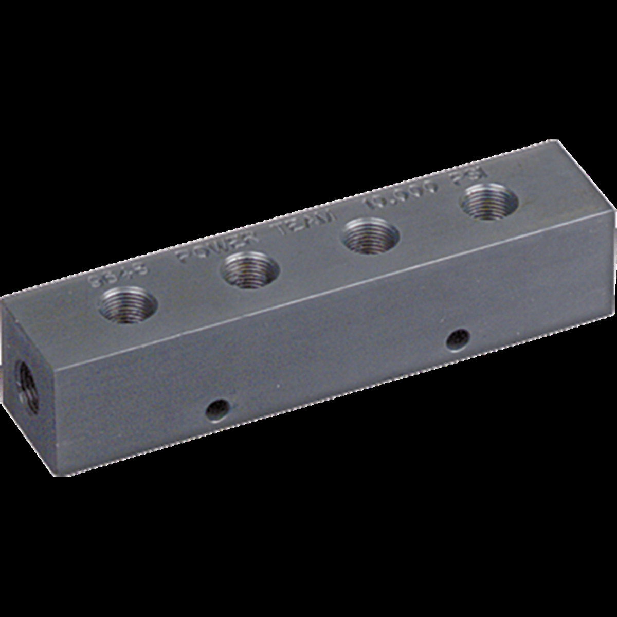 Power Team 9648 Manifold Block (7 Ports) 3/8nptf Port