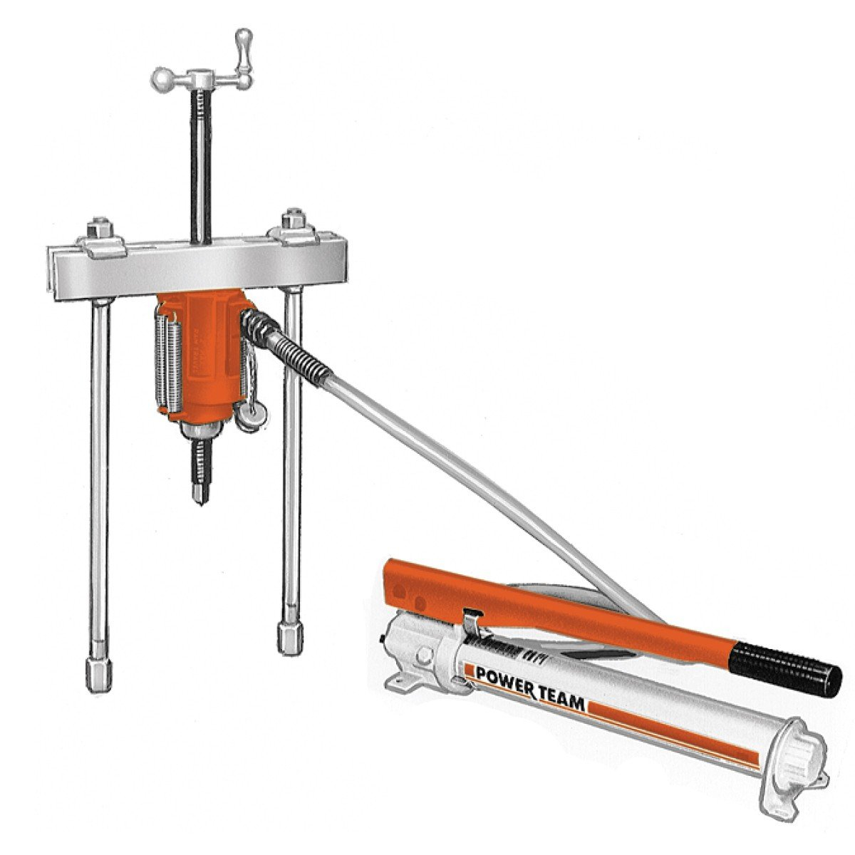 Power Team PPH17 Push-Puller Set 175 Ton