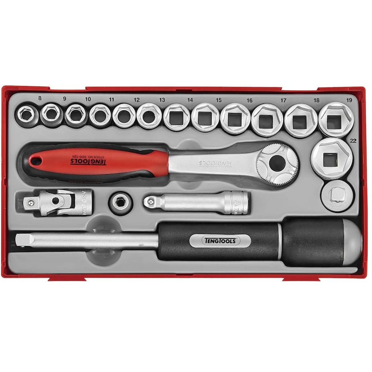 Teng Tools 3/8 socket set 19 pieces