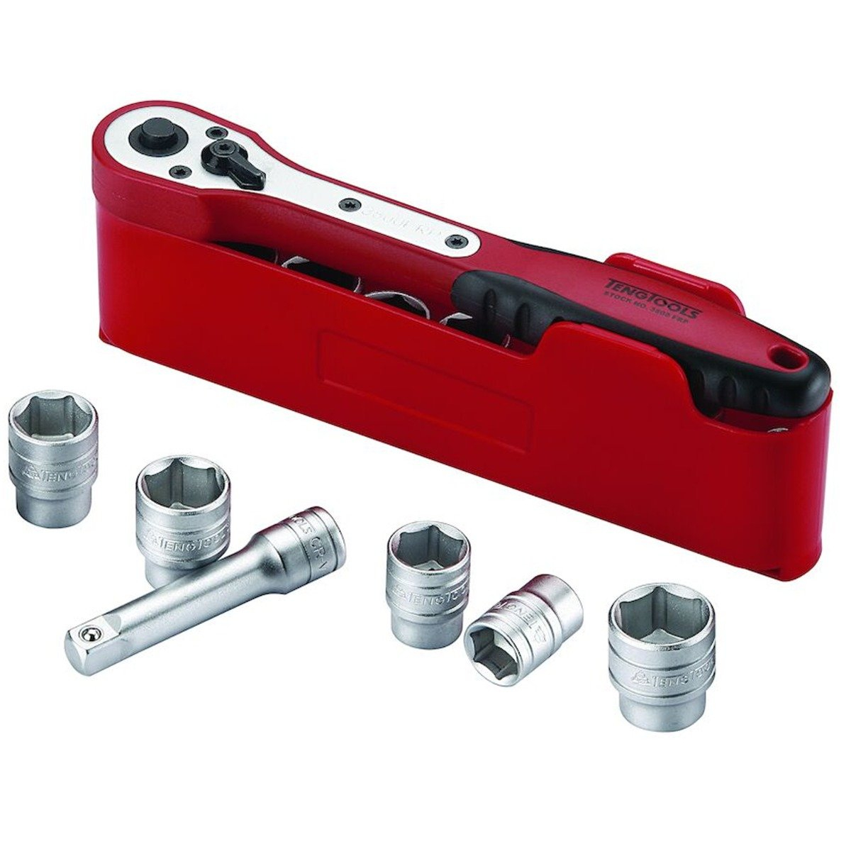 Teng Tools 3/8in Socket Set 6 pt 12 Pieces