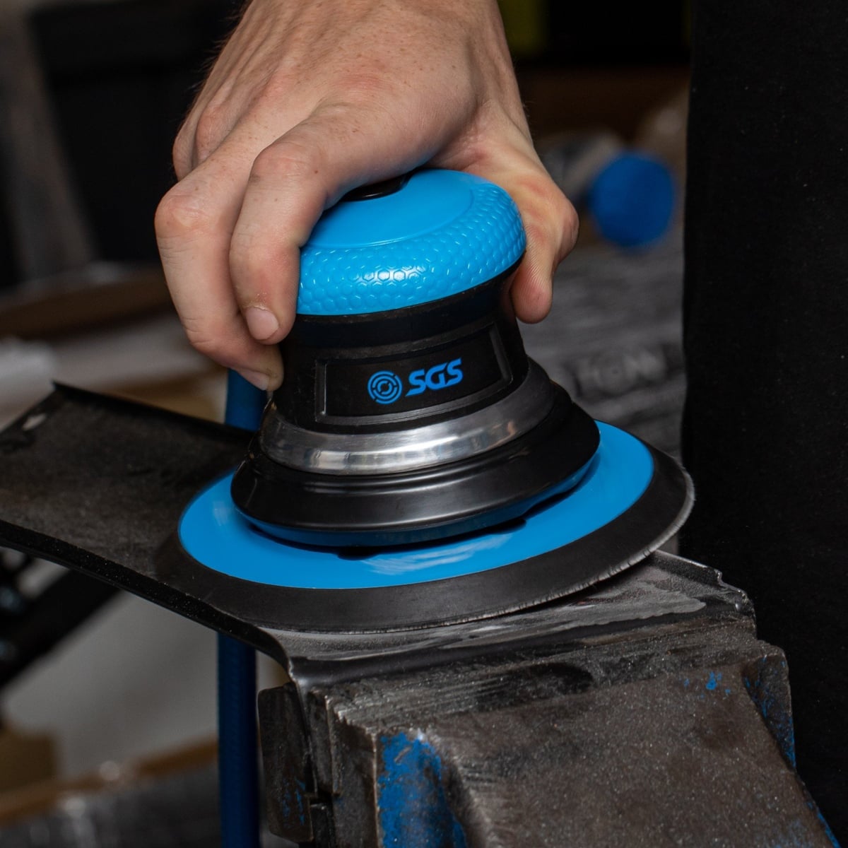 6" Dual Action Random Orbital Palm Air Sander