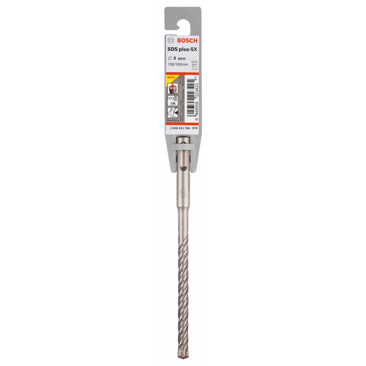 Bosch SDS Plus-5X; Hammer Drill Bit 8.0x100x160mm 2608833789