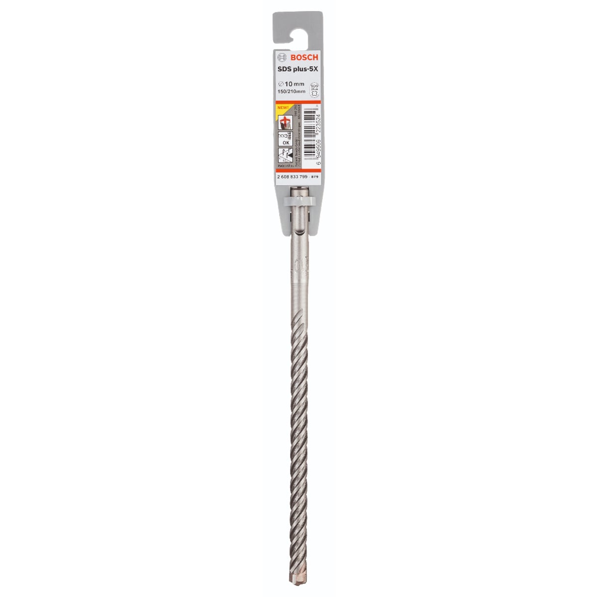 Bosch SDS Plus-5X; Hammer Drill Bit 10.0x150x210mm 2608833799