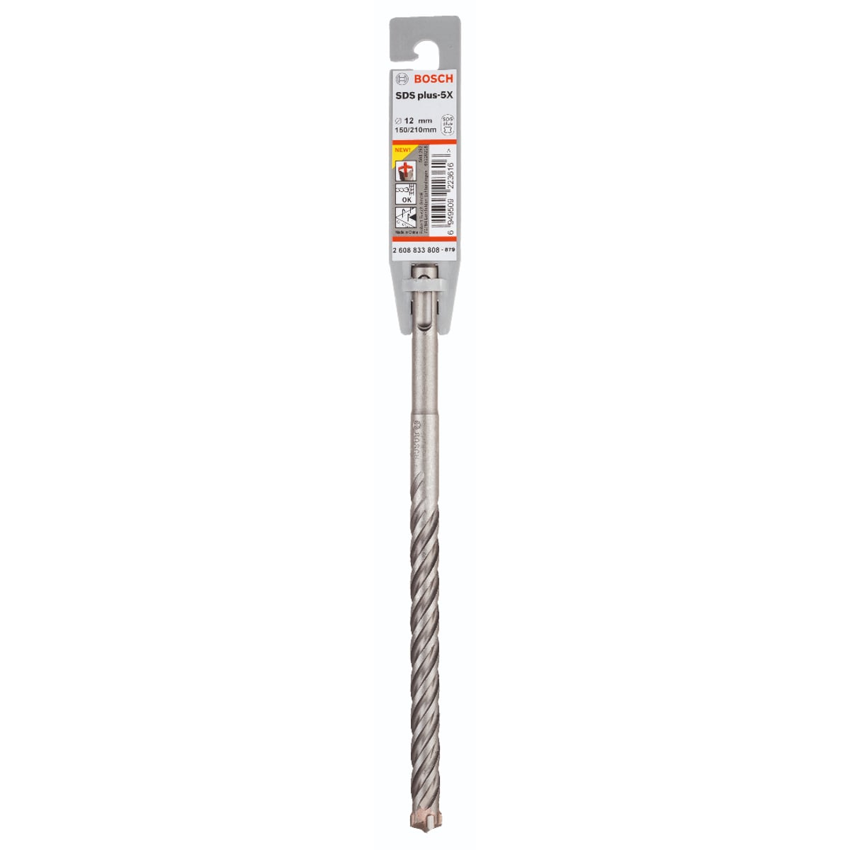 Bosch SDS Plus-5X; Hammer Drill Bit 12.0x150x210mm 2608833808