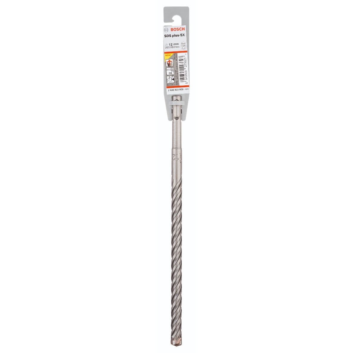 Bosch SDS Plus-5X; Hammer Drill Bit 12.0x200x260mm 2608833809
