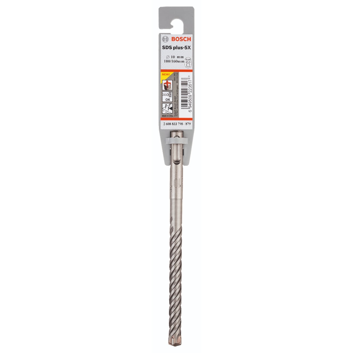 Bosch SDS Plus-5X; Hammer Drill Bit 10.0x100x160mm 2608833798