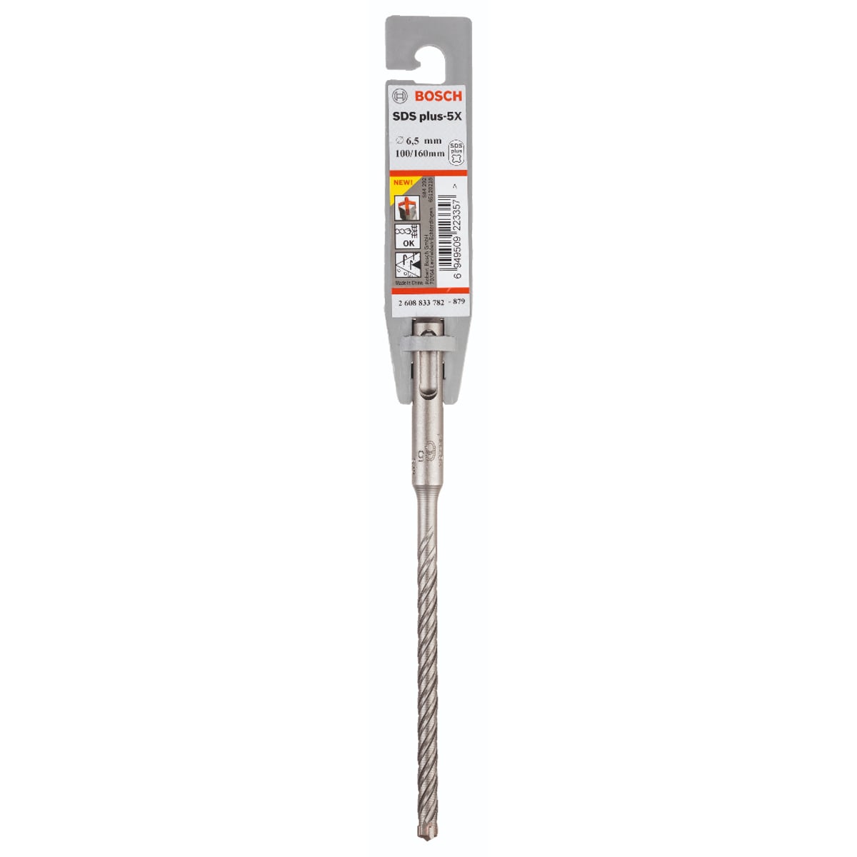 Bosch SDS Plus-5X; Hammer Drill Bit 6.5x100x160mm 2608833782