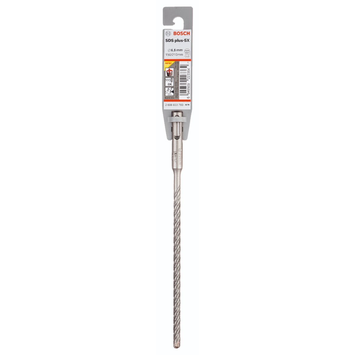 Bosch 2608833783 SDS Plus-5X; Hammer Drill Bit 6.5x150x210mm