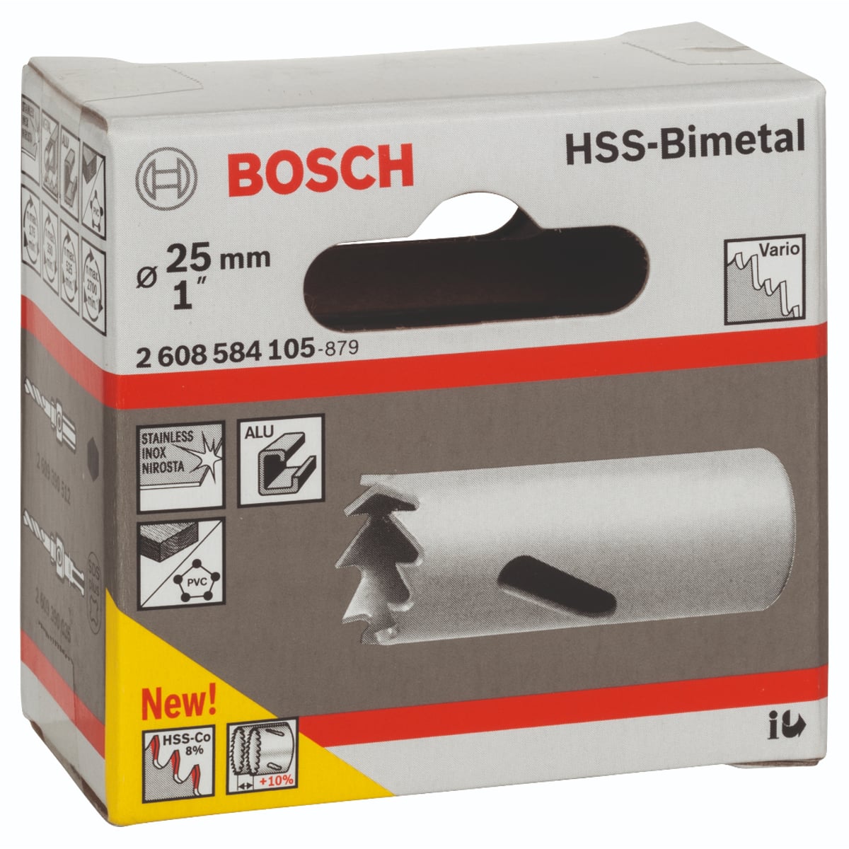 Bosch HSS Bi-Metal Holesaw 25 mm 2608584105