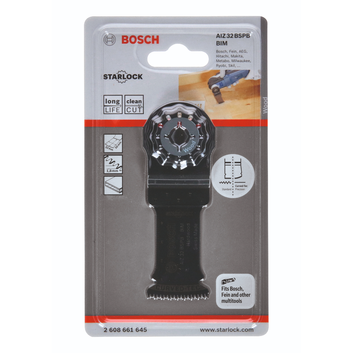 Bosch Starlock AIZ 32 BSPB BIM Hardwood C-Tec 1Pack 2608661645