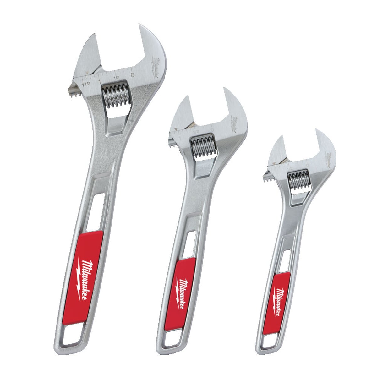 Milwaukee Adjustable Wrench Triple Pack