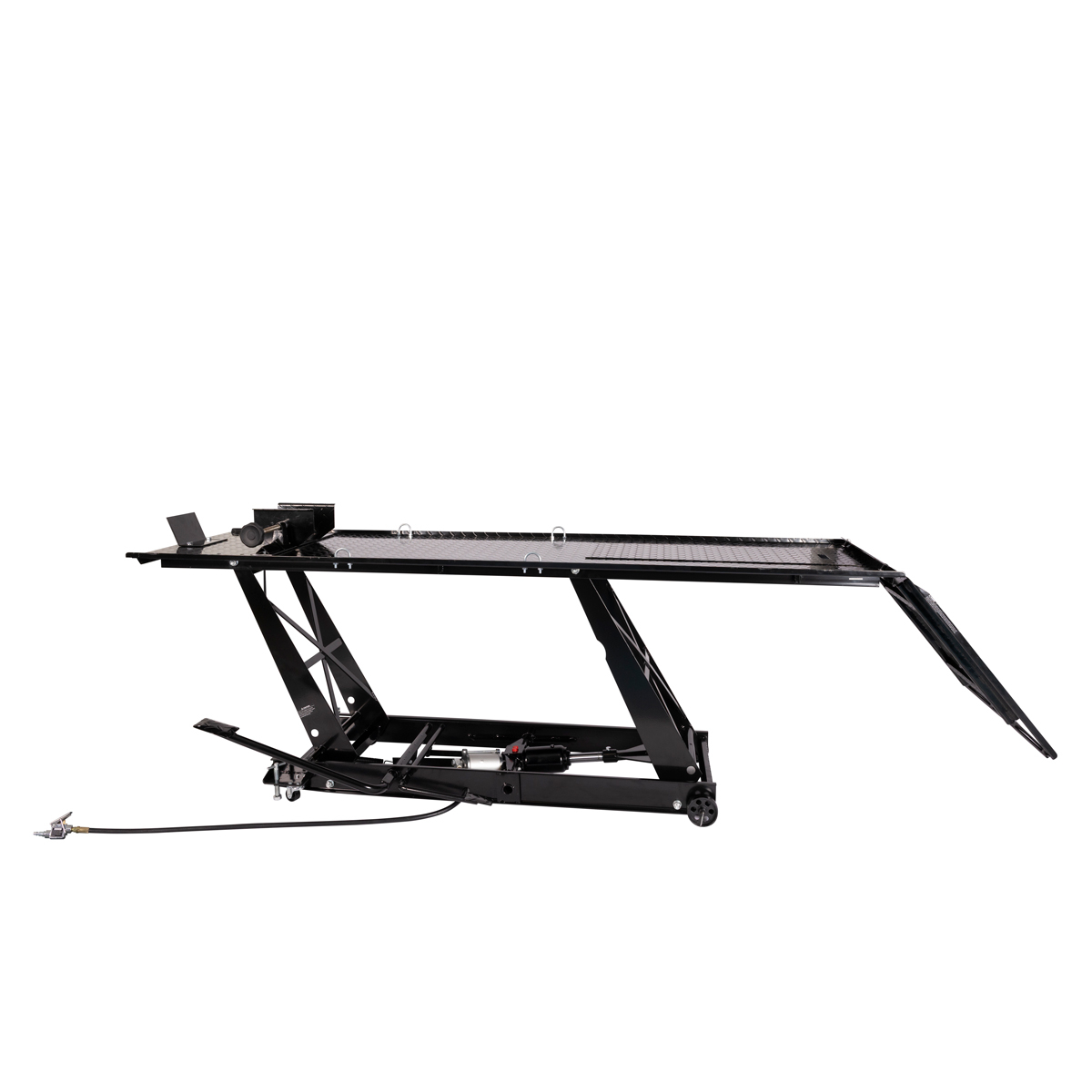 SGS 450kg Hydraulic Motorcycle Lift (Foot Pedal & Air Operated)