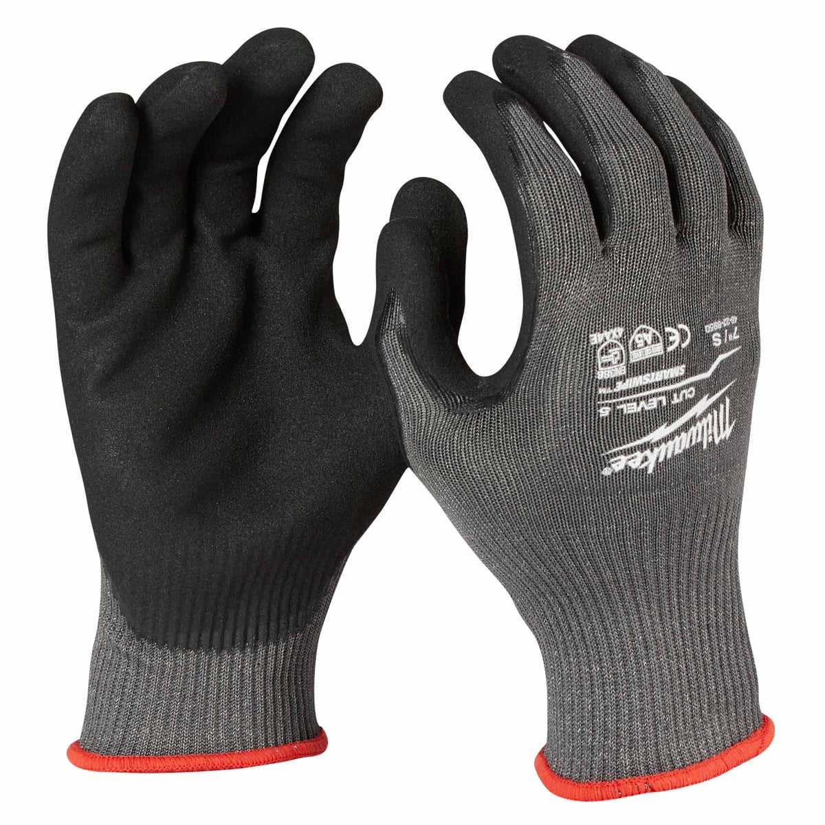 Milwaukee 12 Pack Cut Level 5 Dipped Gloves
