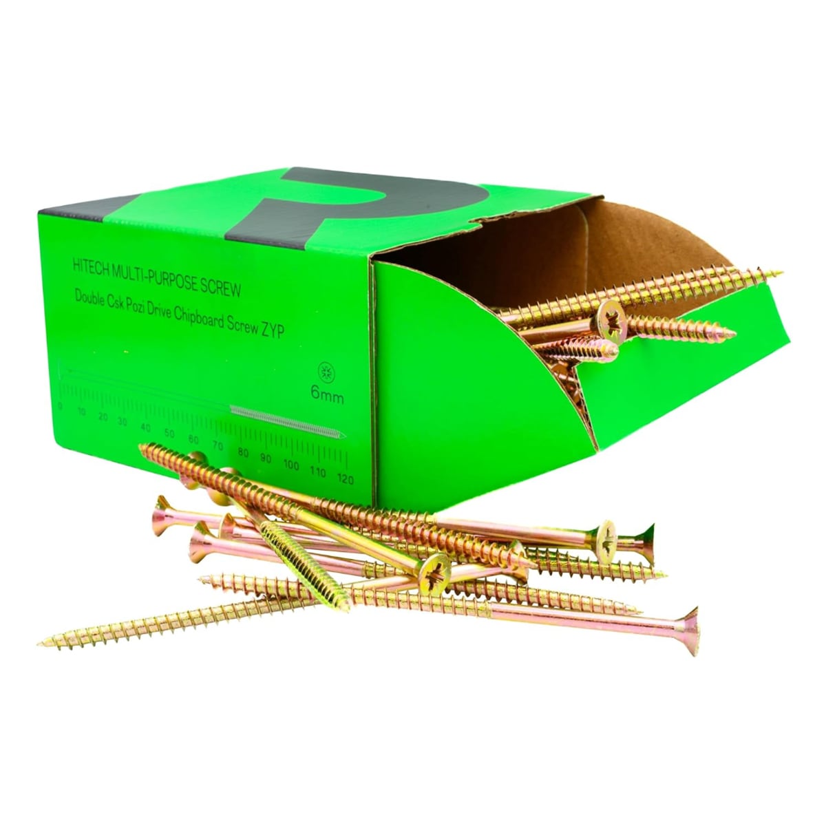 Rikä MPSR040 6.0 x 120mm YZP Hitech Multi-Purpose Screw 100pk