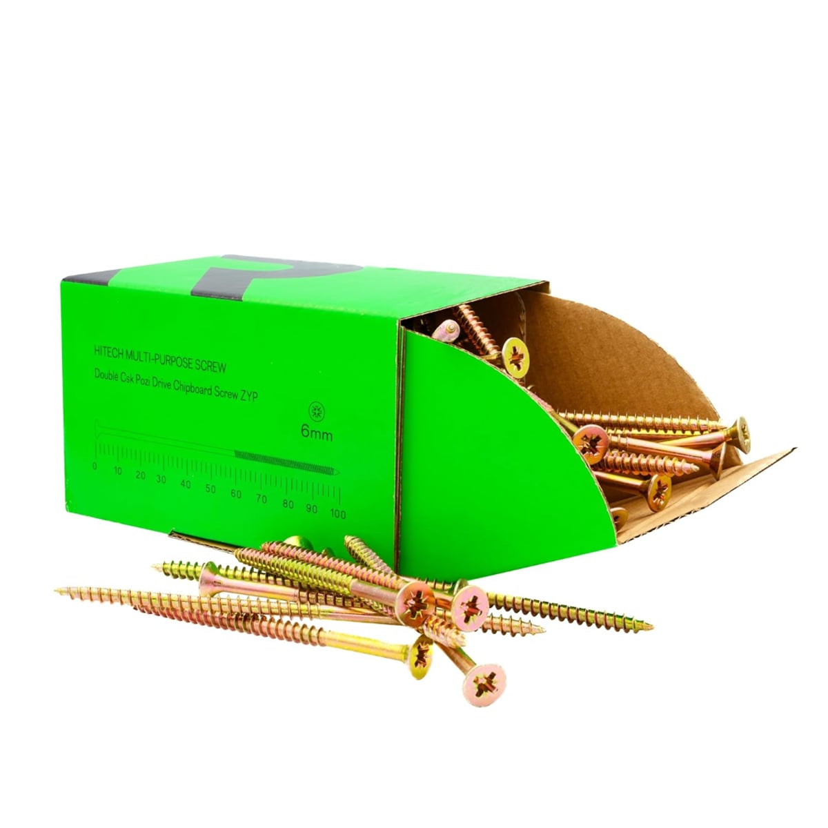 Rikä MPSR039 6.0 x 100mm YZP Hitech Multi-Purpose Screw 100pk