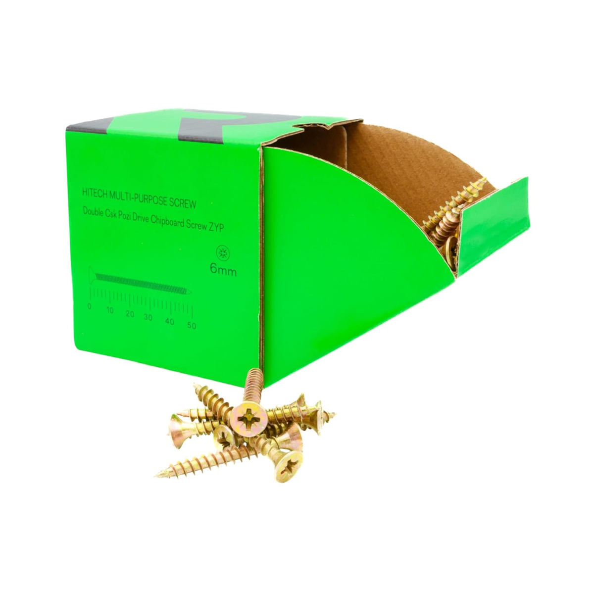 Rikä MPSR034 6.0 x 50mm YZP Hitech Multi-Purpose Screw 100pk