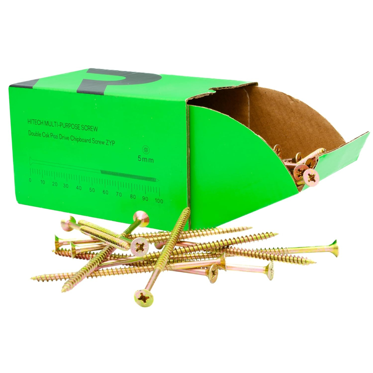 Rikä MPSR031 5.0 x 100mm YZP Hitech Multi-Purpose Screw 100pk