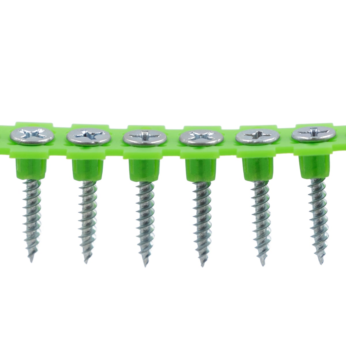 Rikä DWSR029 3.5 x 25mm Bugle BZP PH2 Collated Fine Drywall Screws 1000pk