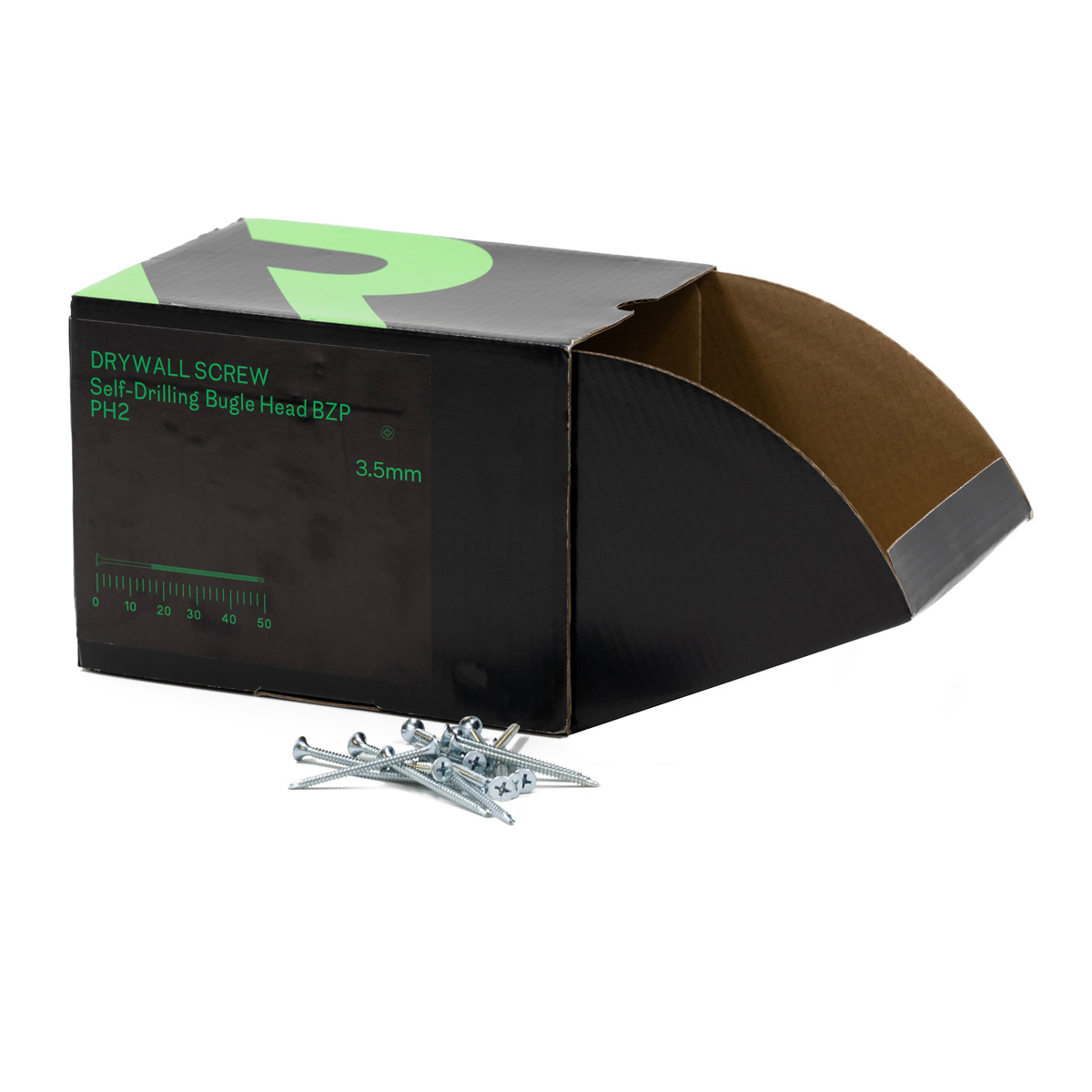 Rikä DWSR021 3.5 x 50mm Self-Drilling Bugle BZP Drywall Screw 1000pk