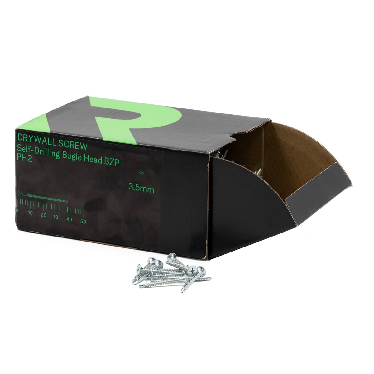 Rikä DWSR019 3.5 x 38mm Self-Drilling Bugle BZP Drywall Screw 1000pk
