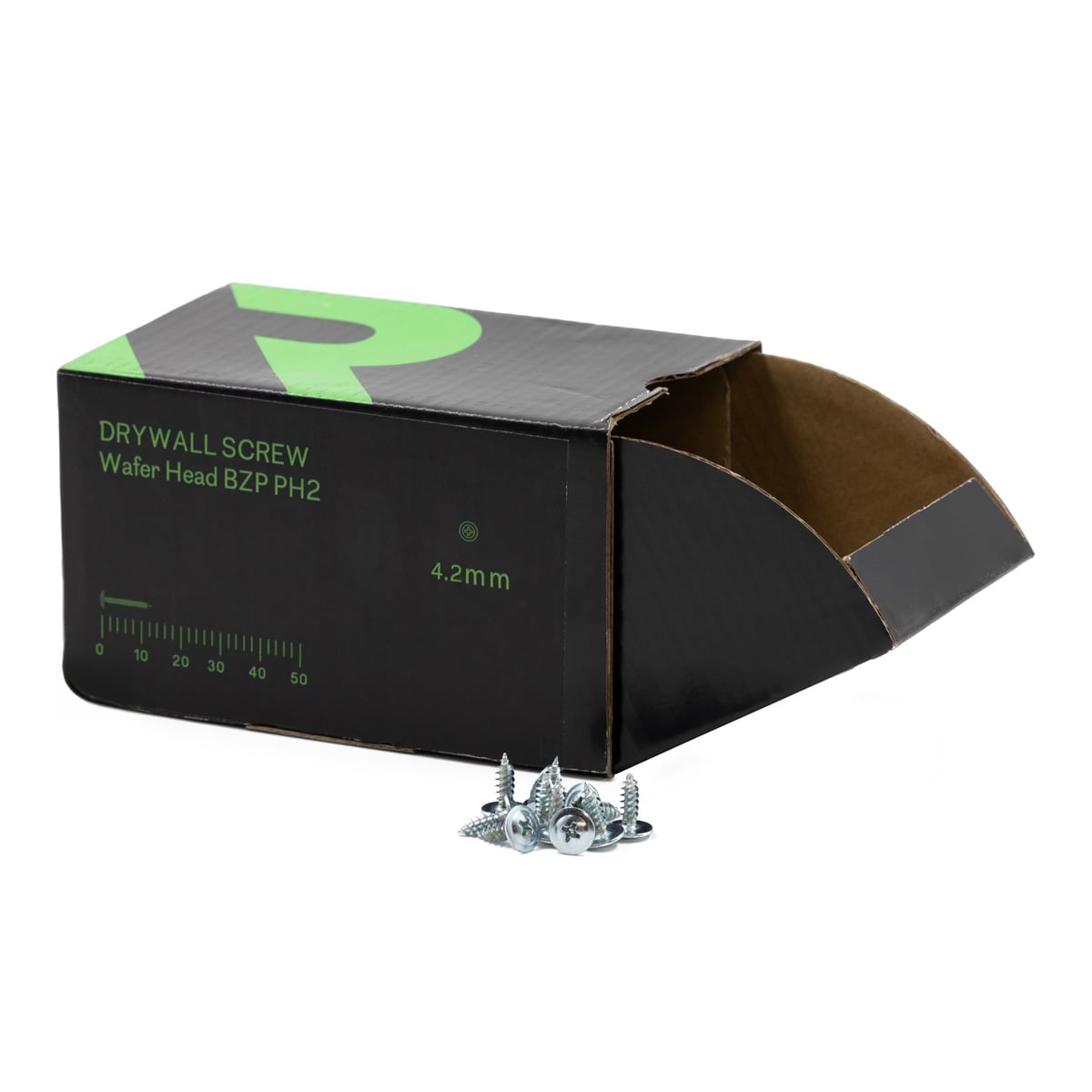 Rikä DWSR008 4.2 x 13mm Wafer Head BZP Drywall Screw 1000pk