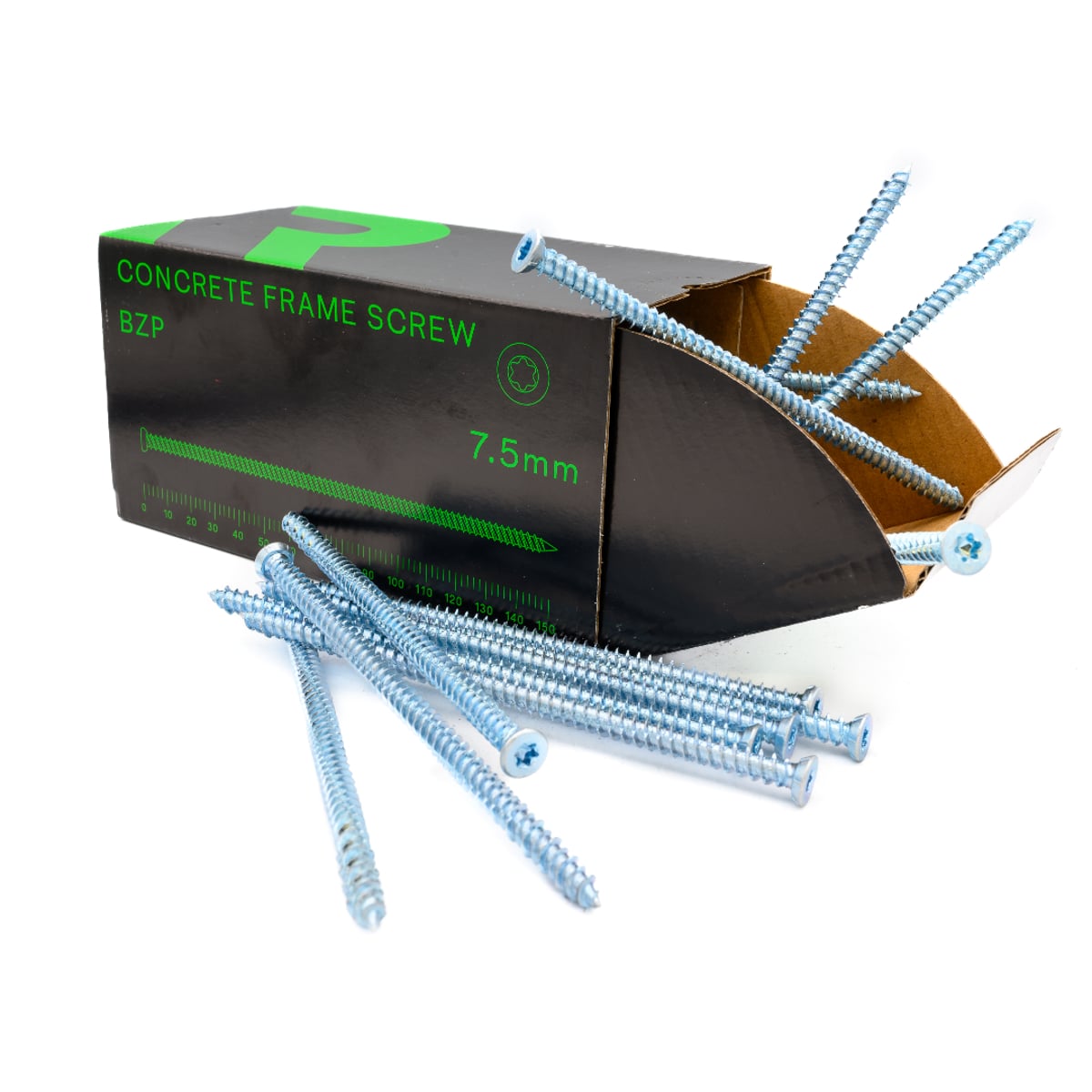 Rikä CFSR011 Concrete Frame Screw BZP 7.5 x 152mm 100pk