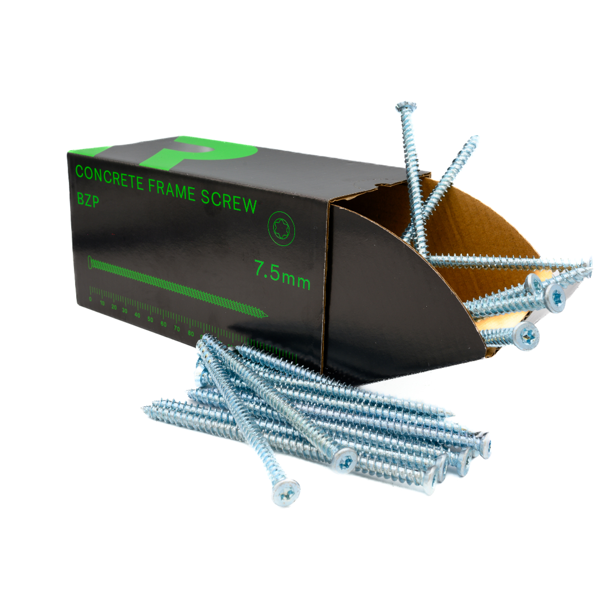 Rikä CFSR010 Concrete Frame Screw BZP 7.5 x 132mm 100pk