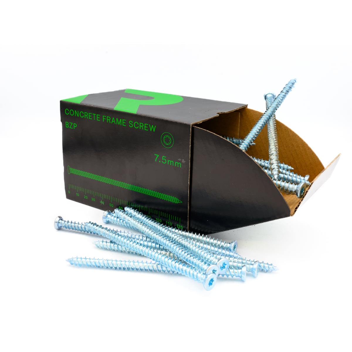 Rikä CFSR009 Concrete Frame Screw BZP 7.5 x 122mm 100pk