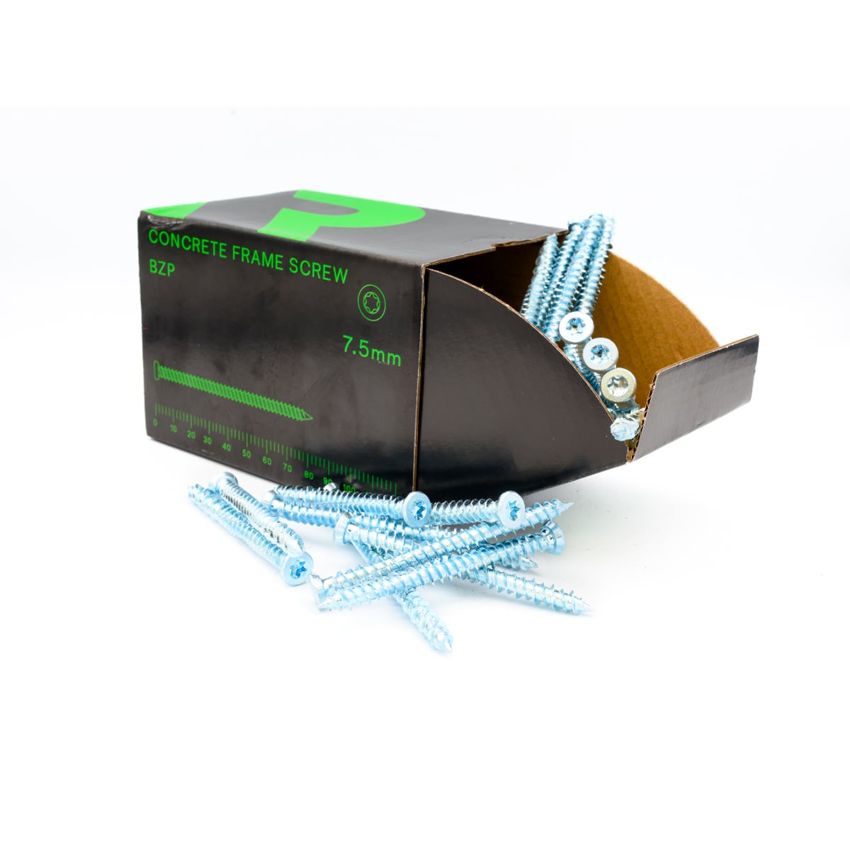 Rikä CFSR005 Concrete Frame Screw BZP 7.5 x 82mm 100pk
