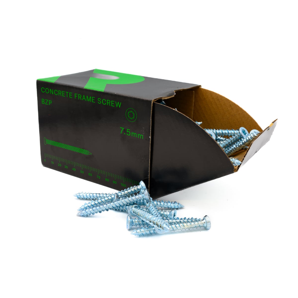 Rikä CFSR003 Concrete Frame Screw BZP 7.5 x 62mm 100pk